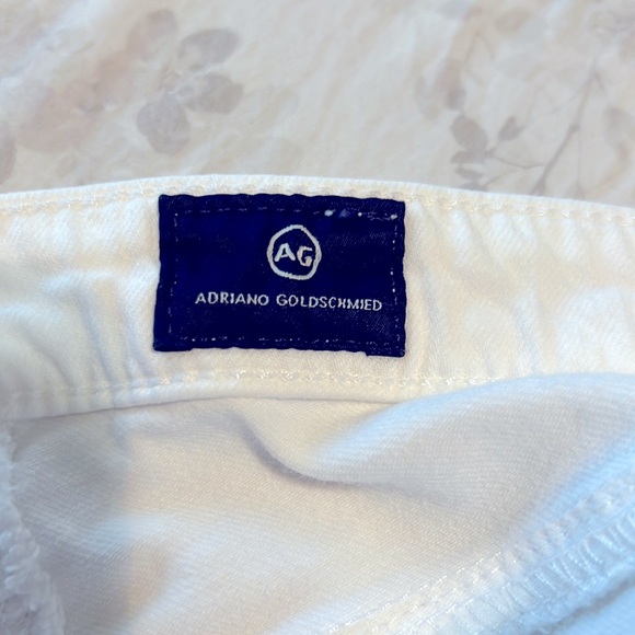 AG Adriano Goldscmied The Stevie Cuff White Jeans sold at Anthropologie 27 - Picture 6 of 6